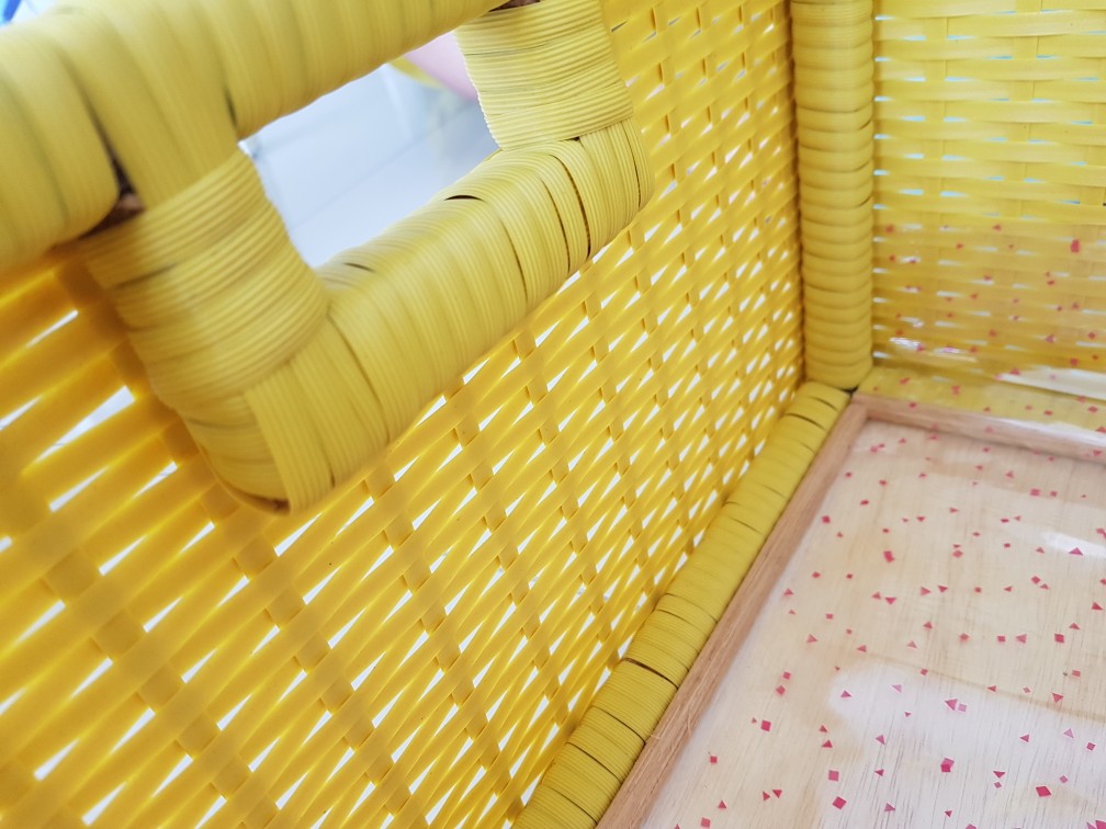 Lemari / Laci Rotan Sintetis Isi 6 Model Samping