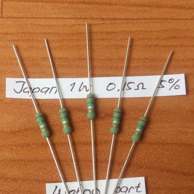 Resistor 0,15 Ohm Japan 1Watt 5% Wahooo Juara