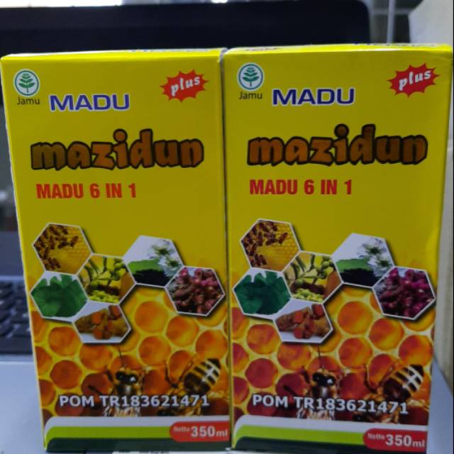 

MAZIDUN MADU+ZAIT SAUDA+ZAITUN+JAHE MERAH+PEGAGAN+TEMULAWAK 350 GRAM