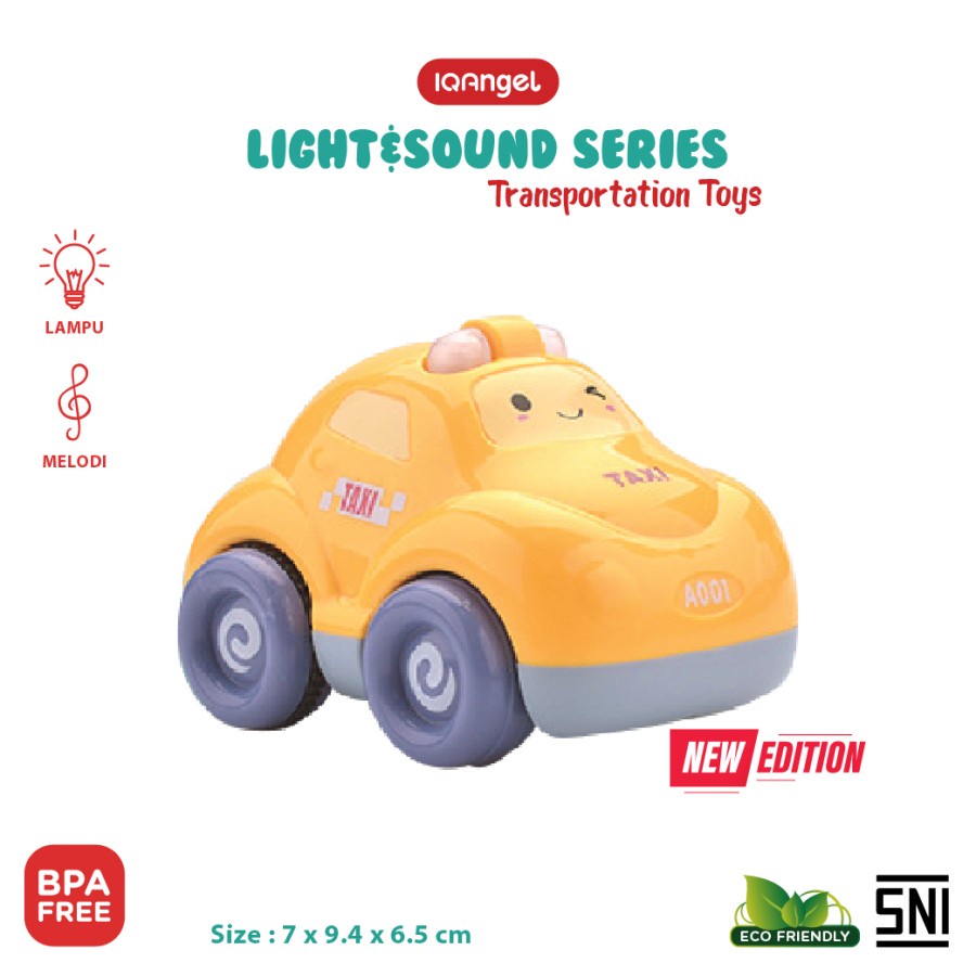 Mainan Bayi / Anak IQAngel Light &amp; Sound Transportation New Bersertifikat SNI