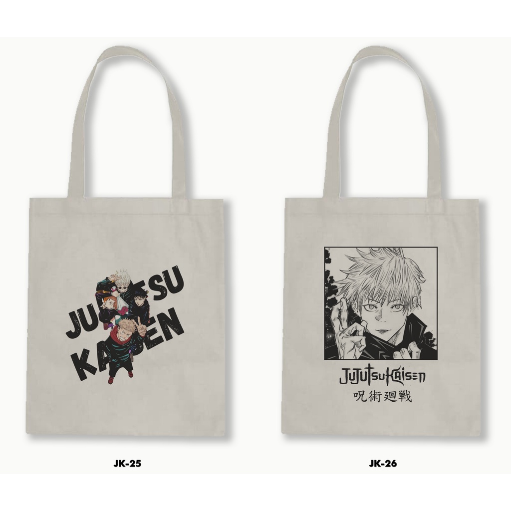 TOTE BAG BLACU - JUJUTSU KAISEN /ANIME/MANGA 02