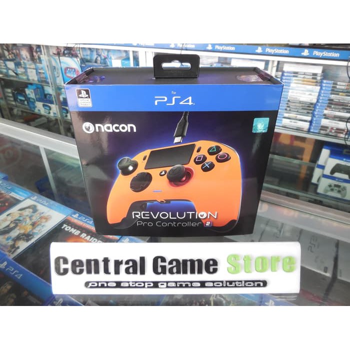 Ps4 Nacon Revolution Pro Controller 2 Orange Shopee Indonesia