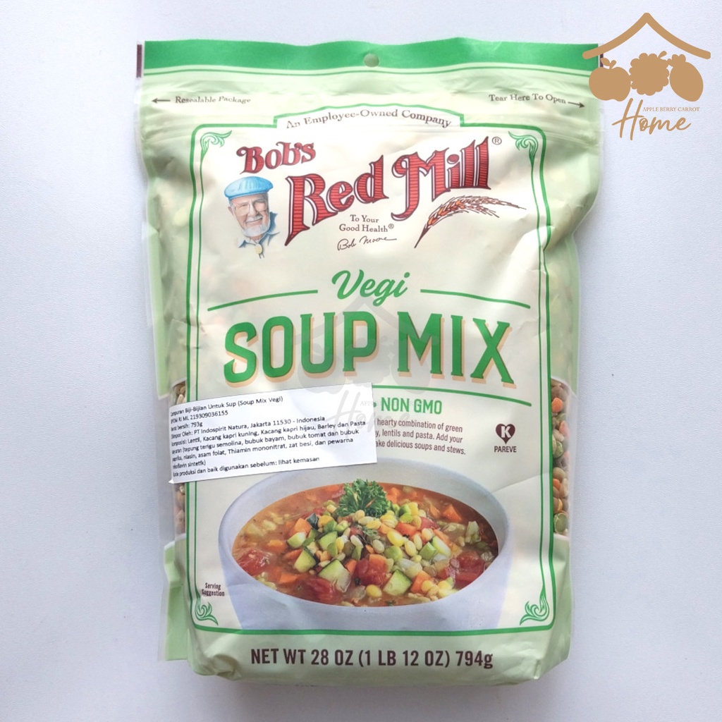 

Bob Red Mill Soup mix-Vegi 28 oz bobs bob's vegi 794 gr 794g 28oz