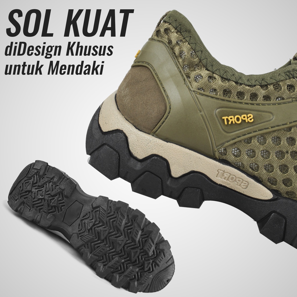 Sepatu Gunung  Hiking Pria Cowok Outdoor - KJ-56