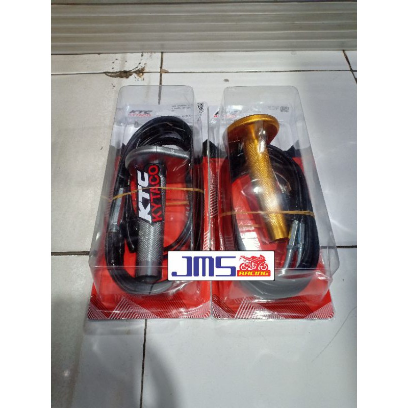 Gas spontan cnc ktc kytaco original universal aerox nmax Lexi pcx150/160 vario125 vario150/160 gsx150 ninja r ninja 250 Mio beat Scoopy genio soul gt fazzio dll