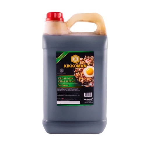 

Kikkoman kecap asin Khas Jepang halal 5 Ltr - A204M