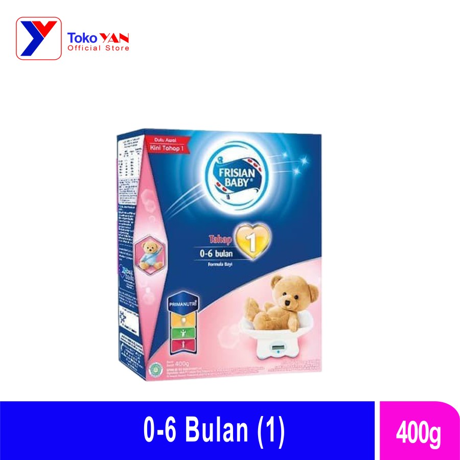 

Frisian Baby Tahap 1 Susu Formula Bayi 0-6 Bulan 400gr