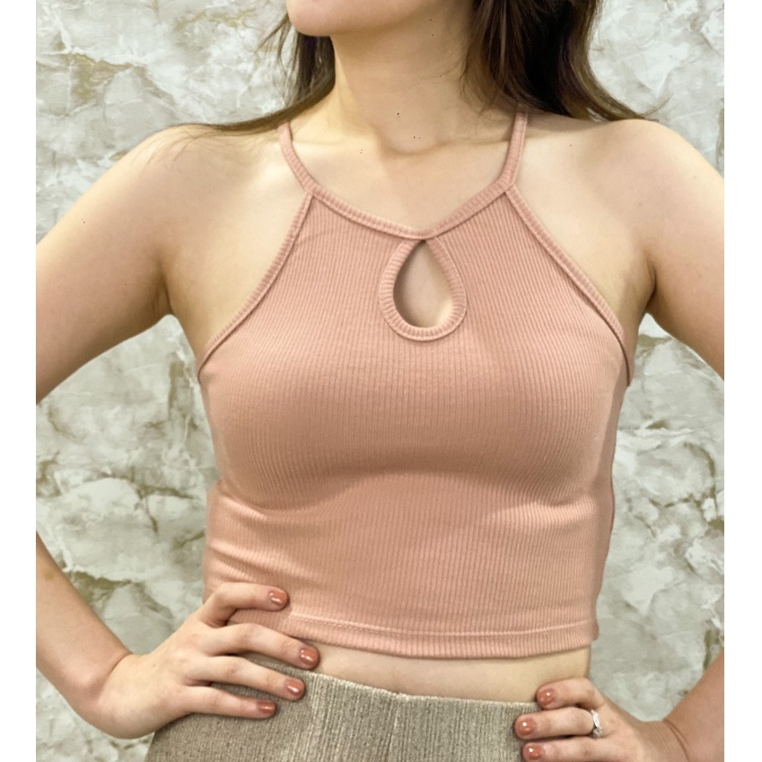 MODAVIE - DEVINA TANKTOP Basic Crop Tank Top Rajut Baju Atasan Wanita