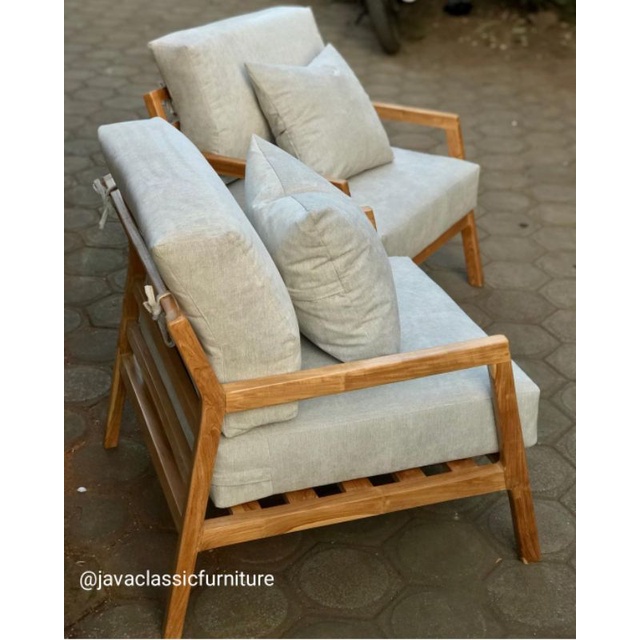 KURSI TERAS JOK SCANDINAVIA,KURSI SANTAI VINTAGE JATI-2