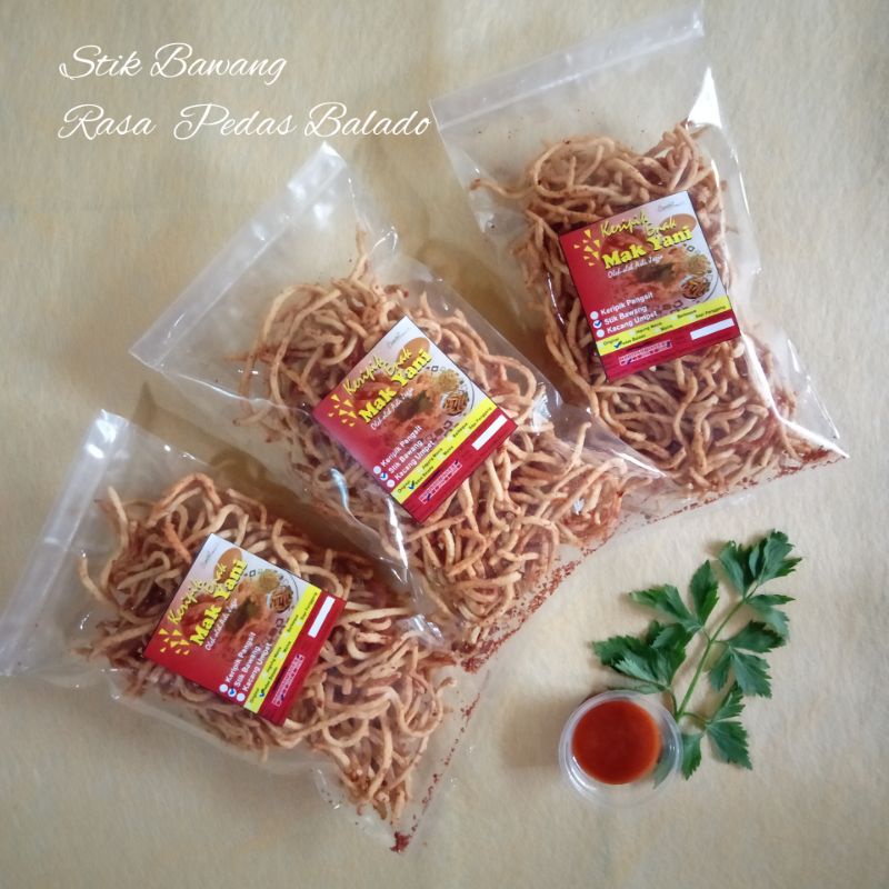 

Stik Bawang Mak Yani Varian rasa Camilan Enak Grosir Ecer 150gram