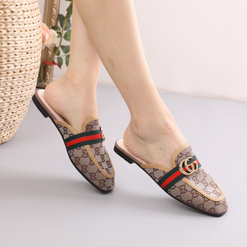 RYX - Croco Granty Sepatu Loafers Mules Fashion Casual - Ori Import