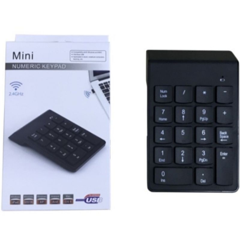 Keyboard numeric wireless /KEYRBOARD NUMERIC /KEYBOARD NOMOR /KEYBOARD NUMBER/ KEYBOARD ANGKA