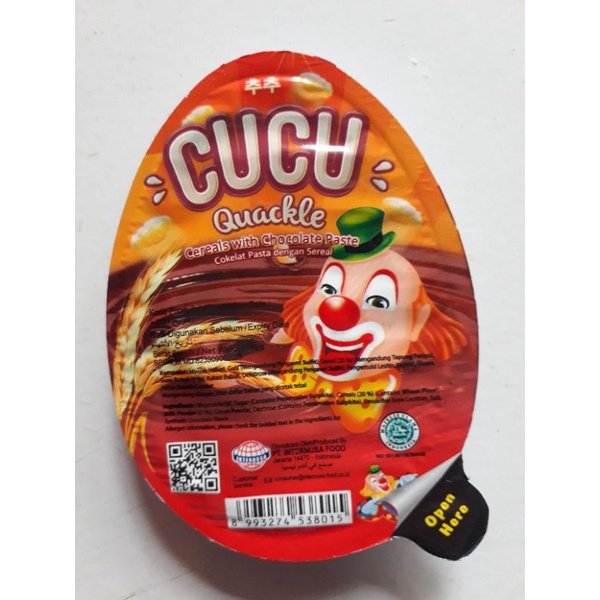 CUCU QUACKLE coklat pasta