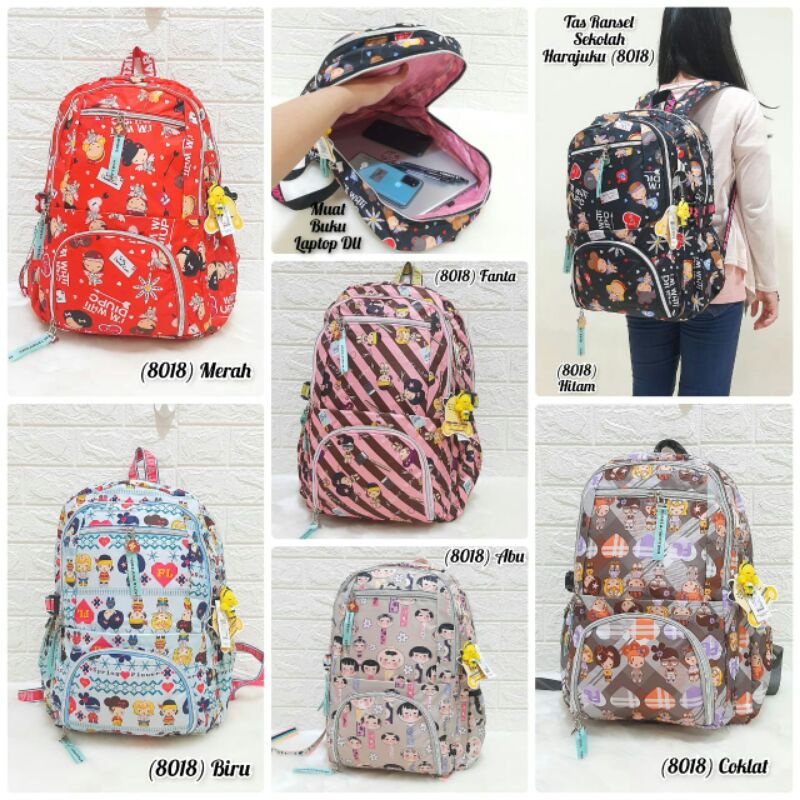 Tas Ransel Sekolah Tas Anak Sekolah Tas Ransel Anak Remaja Tas Motif Tas Import