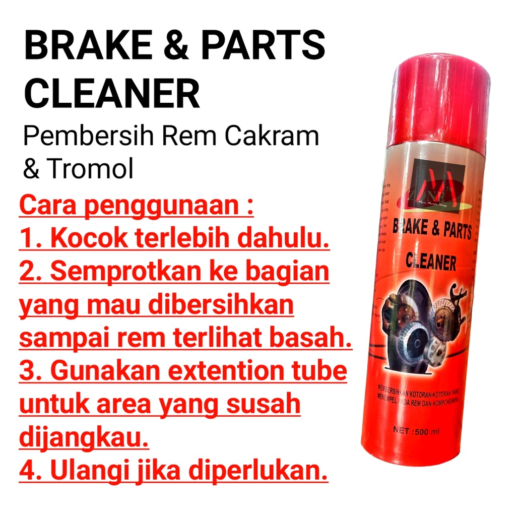 Pembersih Rem Cakram &amp; Tromol / Pembersih Kampas Rem Motor dan Mobil / Brake Cleaner