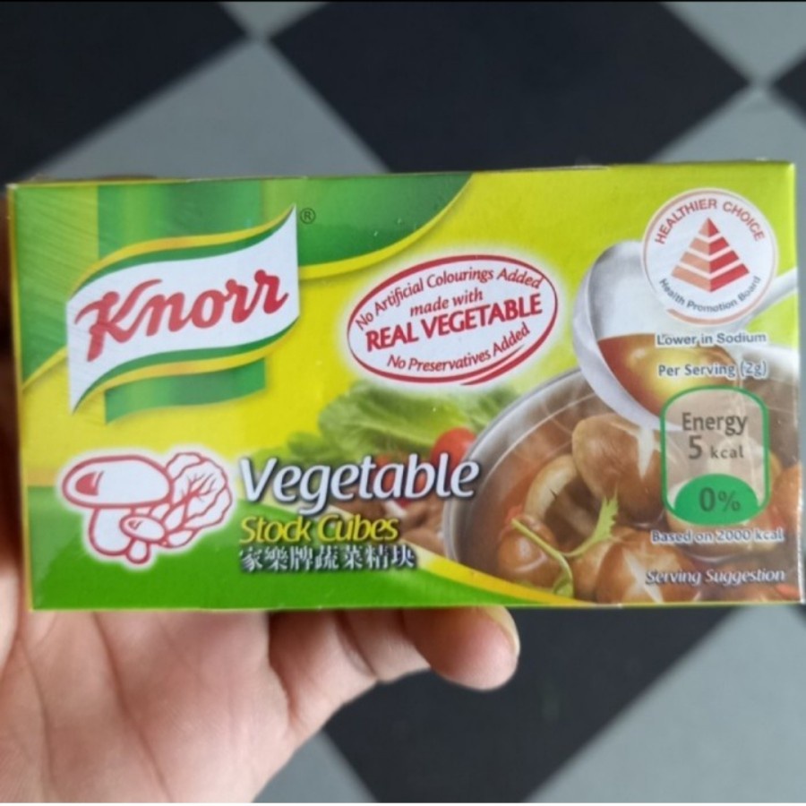 Jual KNORR VEGETABLE STOCK CUBES 60 GR Shopee Indonesia