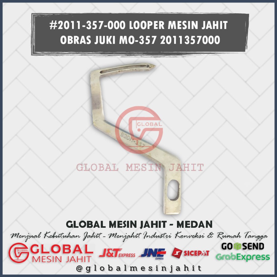 #2011-357-000 LOOPER MESIN JAHIT OBRAS JUKI MO-357 2011357000