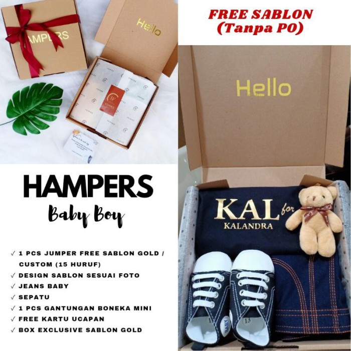 

HAMPERS BABY GIRL / HAMPERS NEWBORN / HAMPERS NATAL / KADO BAYI - Hampers F, Usia 6-12 m - BARU