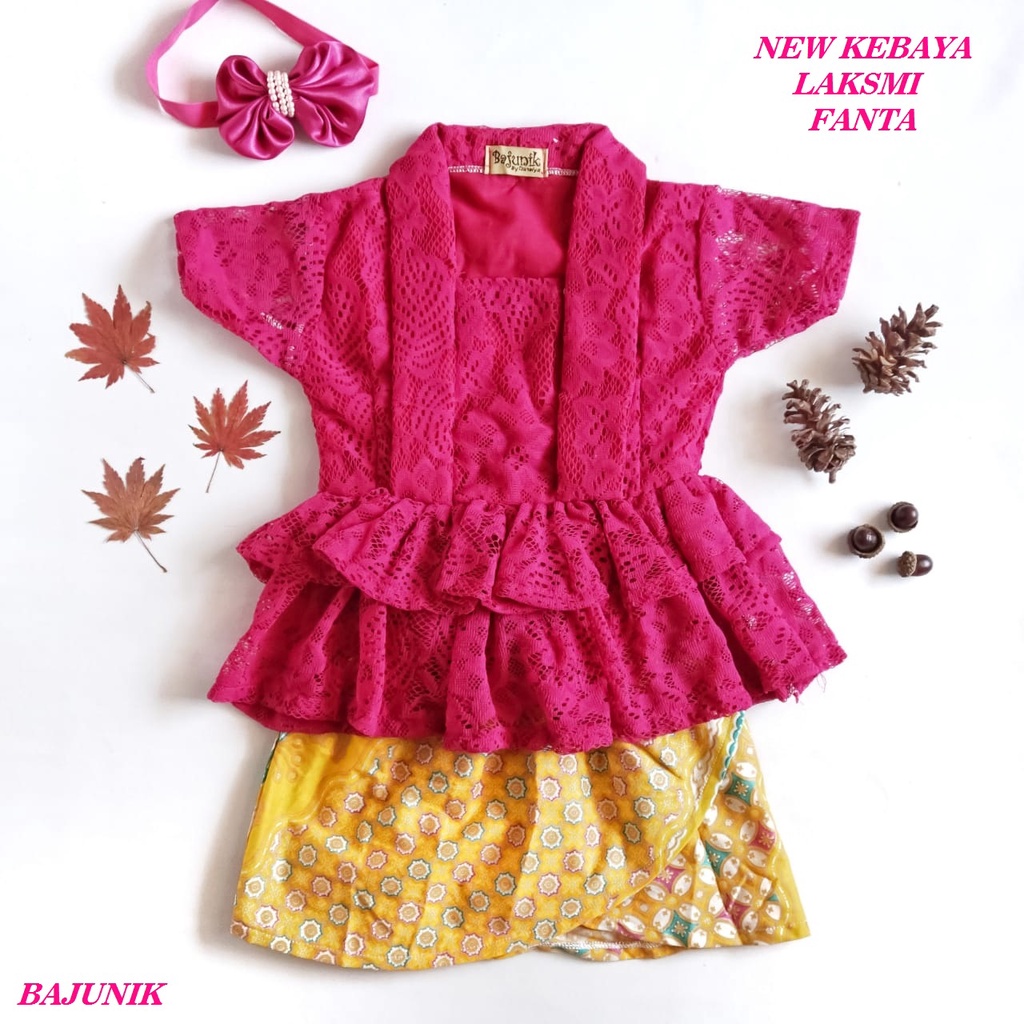 Kebaya Laksmi Anak Unik/Baju Adat/Kebaya Anak
