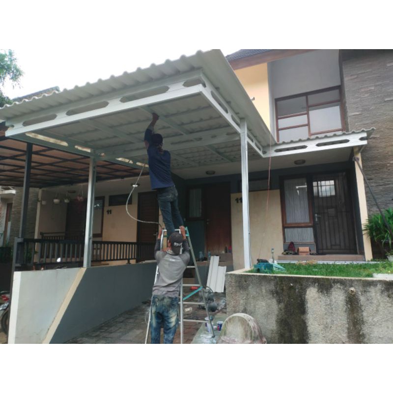 kanopi baja ringan+alderon twinwoll