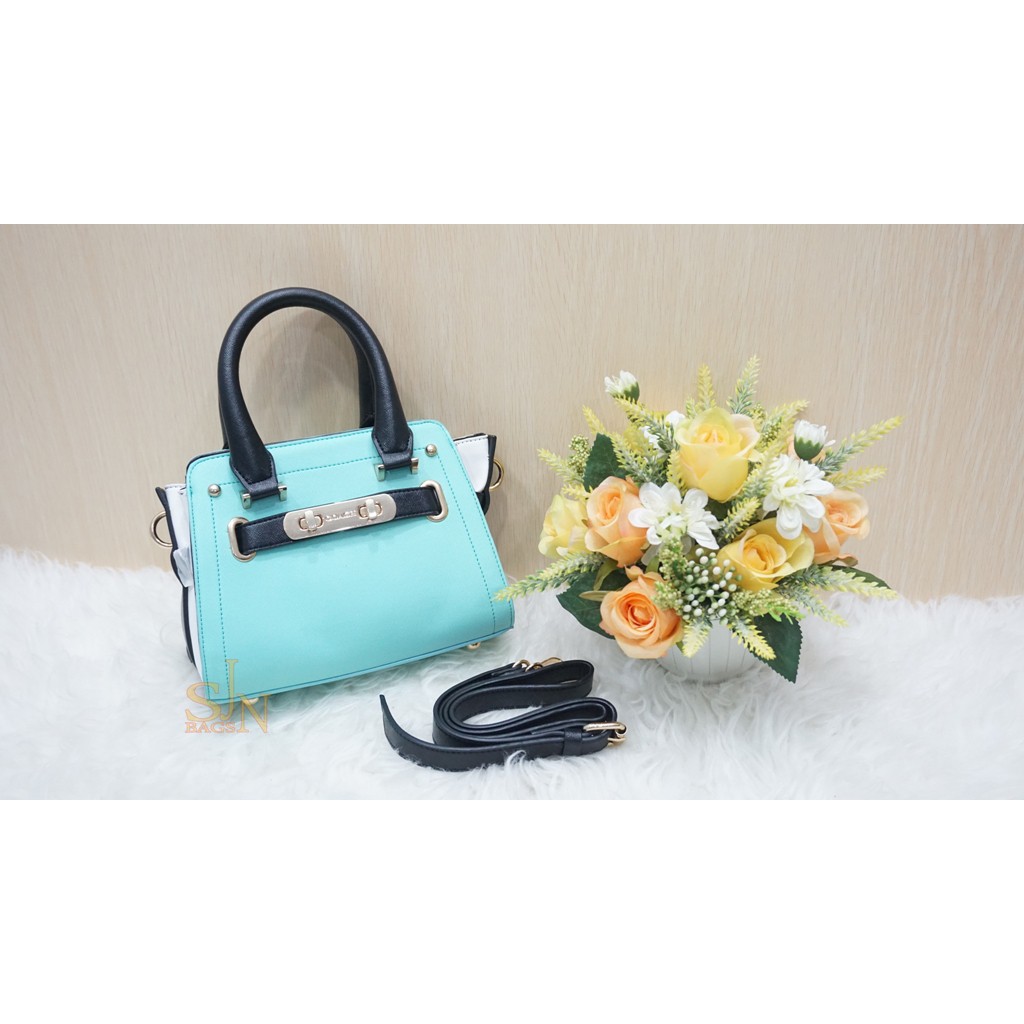 TAS COACH SWAGGER MINI 3TONE TAS BATAM