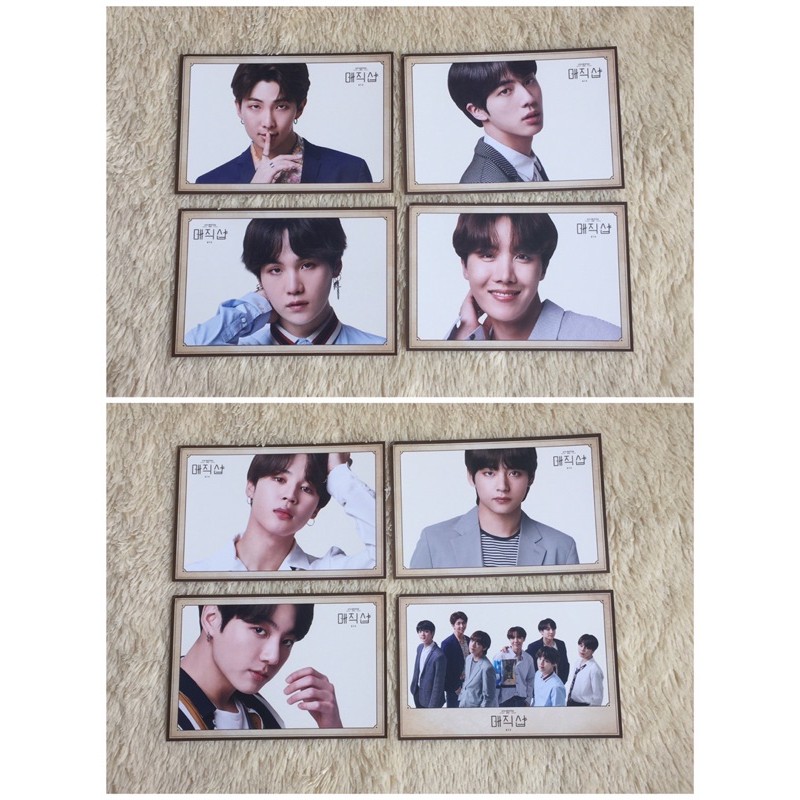 [Ready Stock] [Sharing] BTS 5th Muster Magic Shop LG U+ 5G Postcard