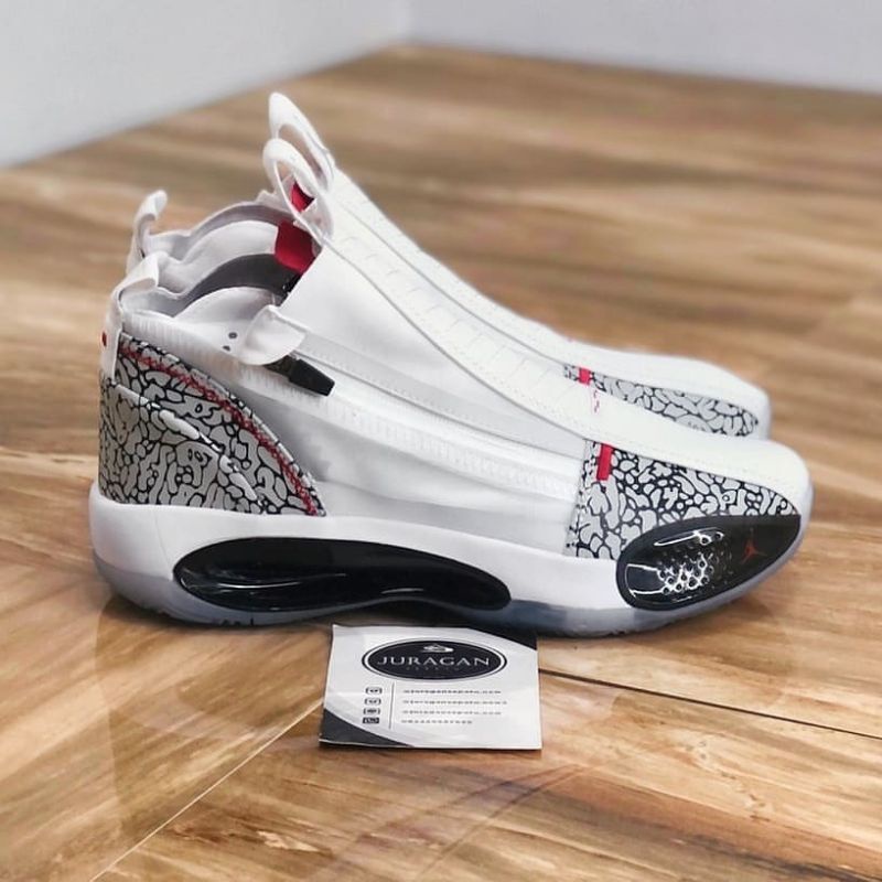 Air Jordan 34 Zipper &quot;White Cement&quot;