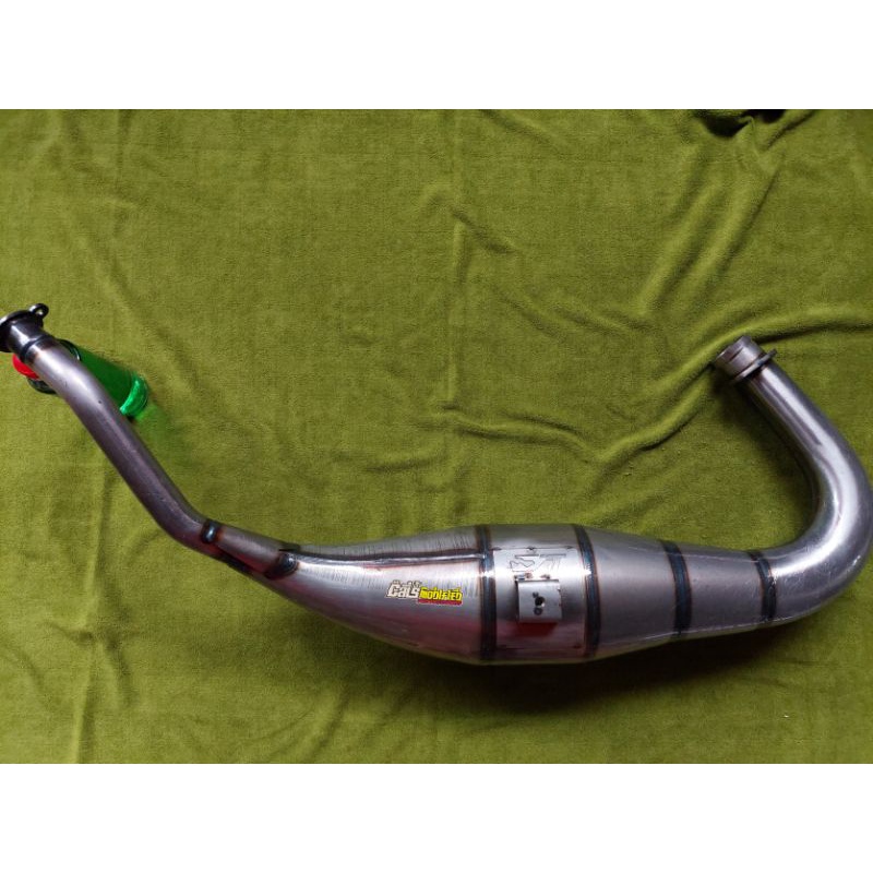 KNALPOT BIG VOLUME GALVANIS PLAT ORIGINAL AITECH TYPE COBRA PNP NINJA R DAN Rr-Perutan