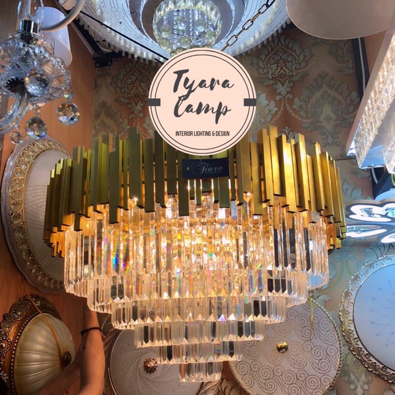 Lampu Gantung kristal modern