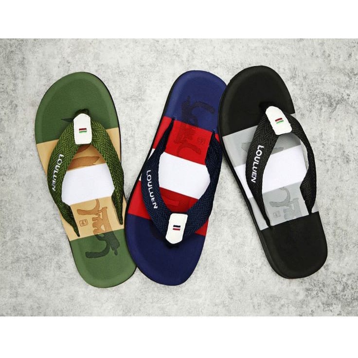 Sandal jepit webing distro pria motif new