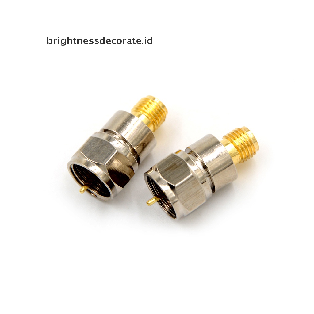 [birth] SMA Female Jack To F Male Plug RF Coaxial Adapter Connector Straight [ID]