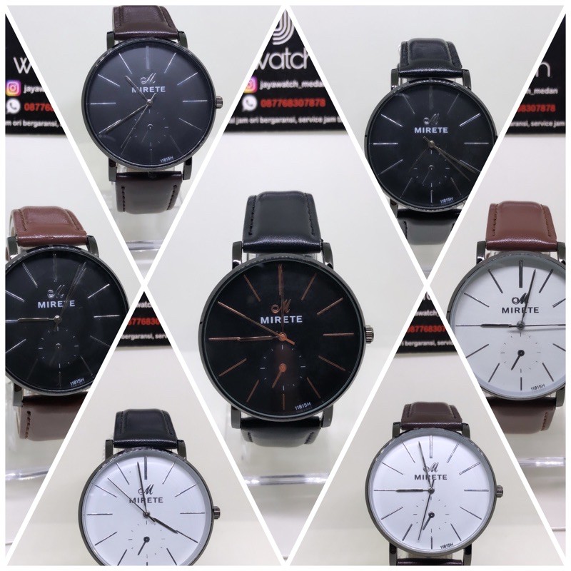 TERBARU JAM TANGAN MIRETE ORIGINAL JAM TANGAN KULIT PRIA