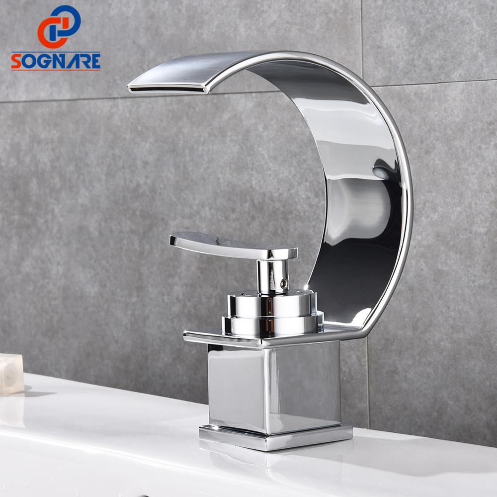 Keran Kamar Mandi Water Heater Waterfall Bathroom Basin Faucet Wash Basin Mixer Tap Hot And Cold Shopee Indonesia