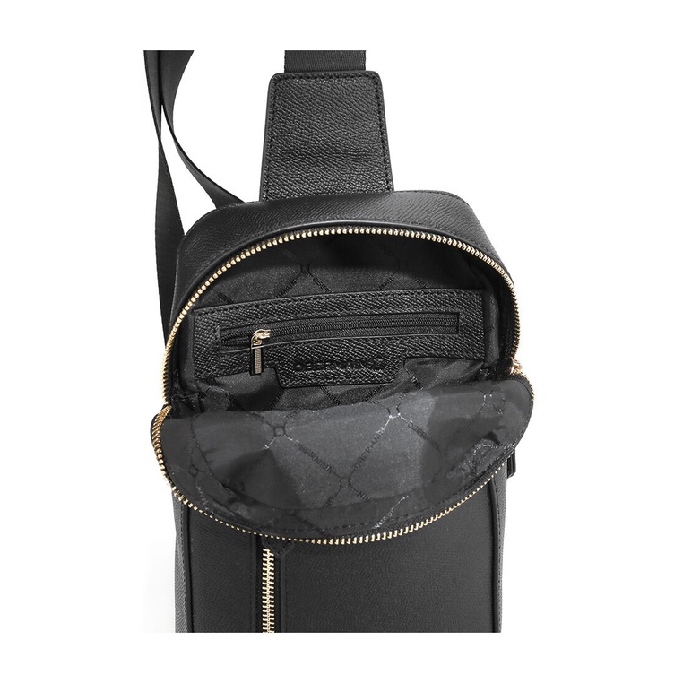 TAS SELEMPANG DADA/BADAN KULIT PRIA OBERMAIN LEATHER SLING CHEST/BODY BAG ORIGINAL HITAM BLACK OM003