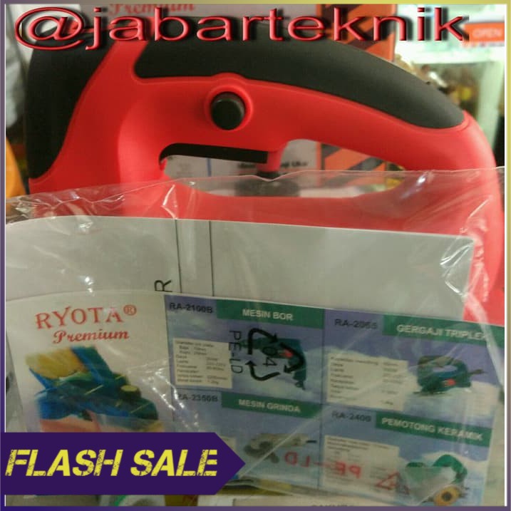MESIN GERGAJI JIGSAW JIG SAW RYOTA PREMIUM RA 2065