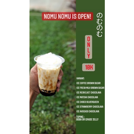 

nomu nomu drinks