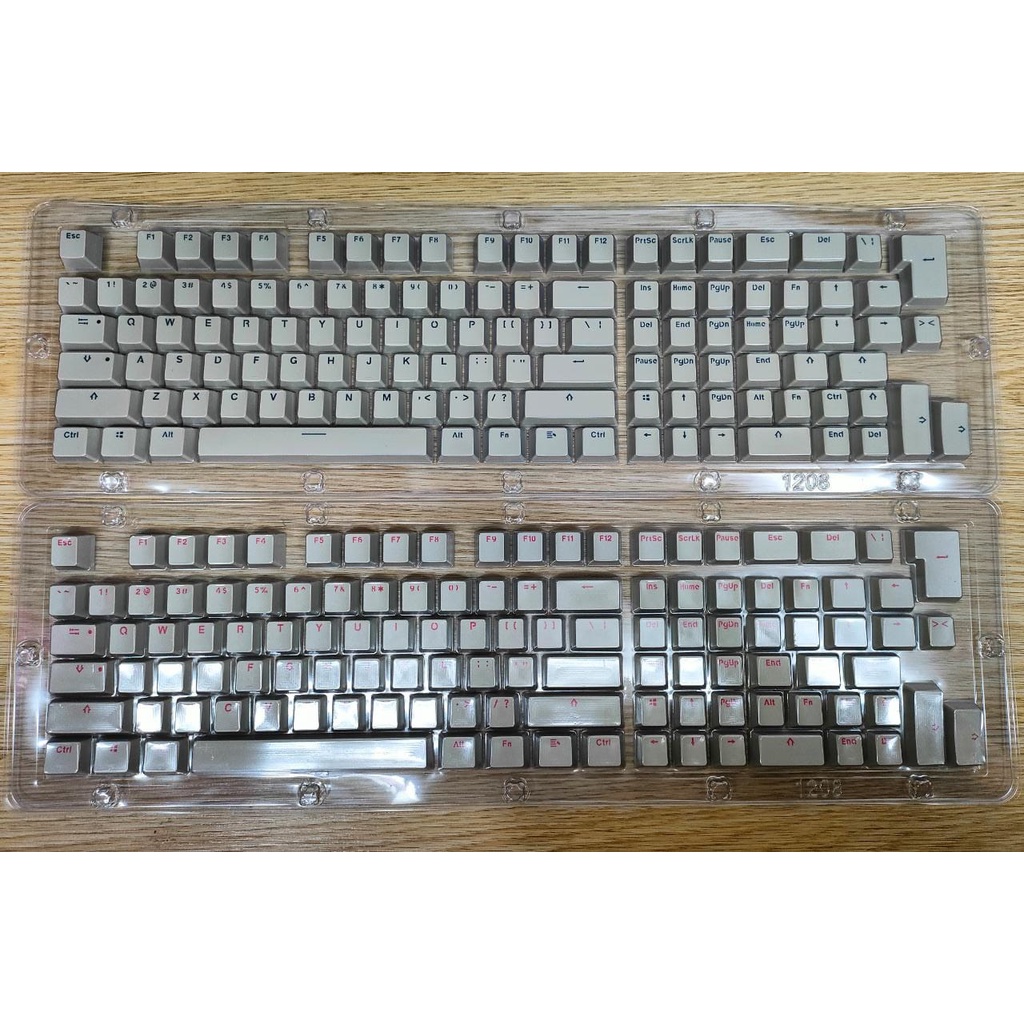 KEYCAPS BEIGE SINGLE COLOR ABS Double Shot OEM Profile