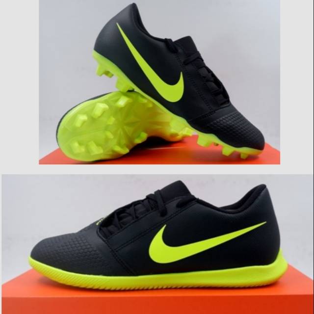 New Sepatu Bola & Futsal Nike Phantom Venom Club IC Black Volt Ori