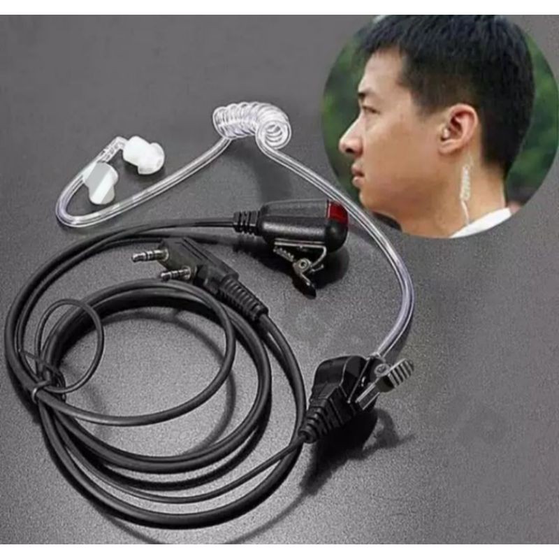 HEADSET EARPHONE FBI WALKIE TALKIE HT