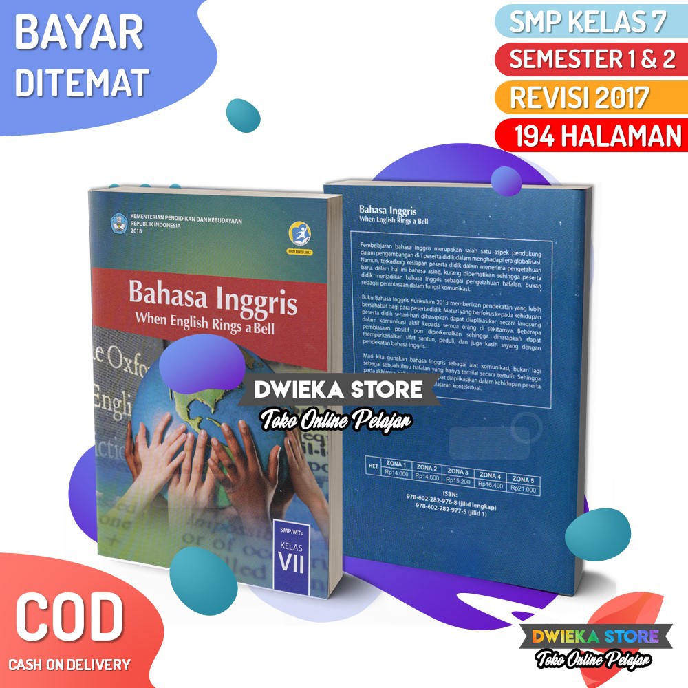 Buku Siswa Bahasa Inggris SMP Kelas 7 Kurikulum 2013 Edisi