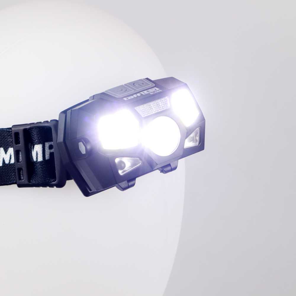 TaffLED Headlamp Rechargeable USB Motion XPE+COB 10000 Lumens BL066