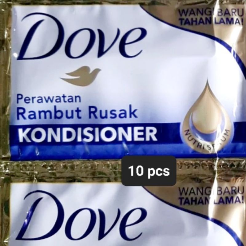 Dove Shampo Dove Sachet 9 ml 10 sachet