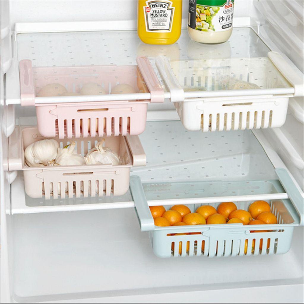 [Elegan] Rak Yang Dapat Ditarik Hemat Ruang Aman Bahan PP Rumah Tangga Draining Box Tarik In/Out Organizer Dapur