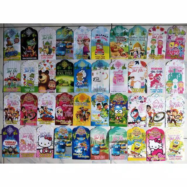 

Promo April 2024! Amplop Lebaran Motif Karakter Kartun Idul Fitri paket hemat untuk keluarga