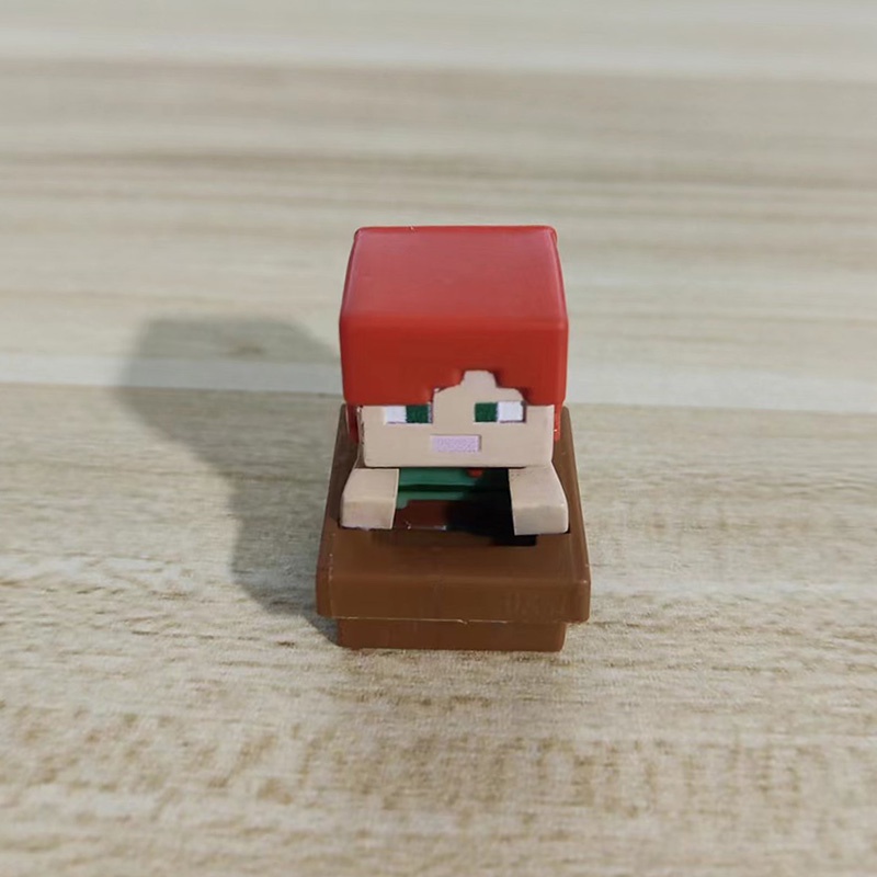 Mainan Action Figure Mini Alex Game Minecart Bahan vinyl Dengan Dada Untuk Anak