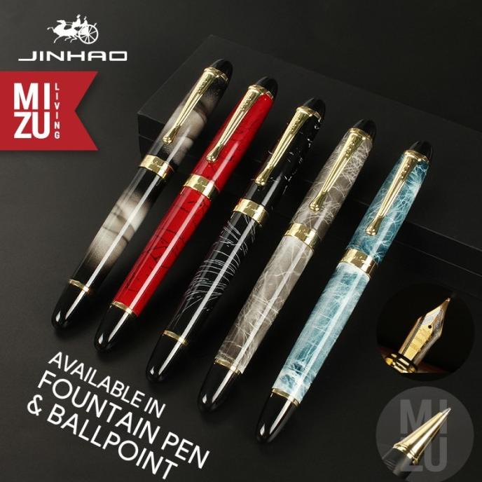 

JINHAO X450 LIMITED EDITION COLOURS Fountain Pen 18K Gold-Plated Nib