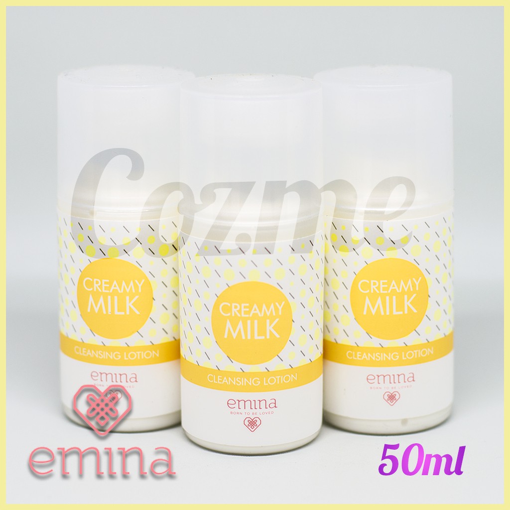 EMINA Face Cleanser Creamy Milk Cleansing Lotion 50ml