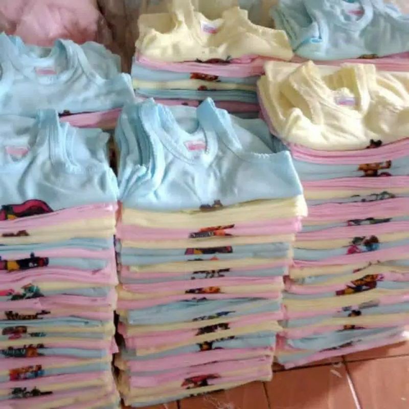 singlet anak sablon/kaos dalam anak karakter sablon