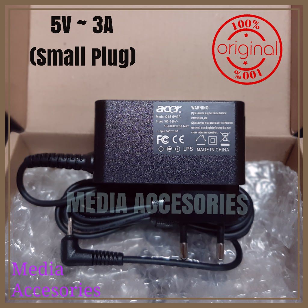 Adapter Charger Acer Switch One 10 SW1-011-15B9 5V 3A
