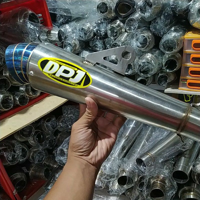 SLINCER DPJ TABUNG KNALPOT JIGSAW  UJUNG BLU TERBARU INLET 50 BUKAN DSS DSM FANTERA PEKAJAMAN CTS BS